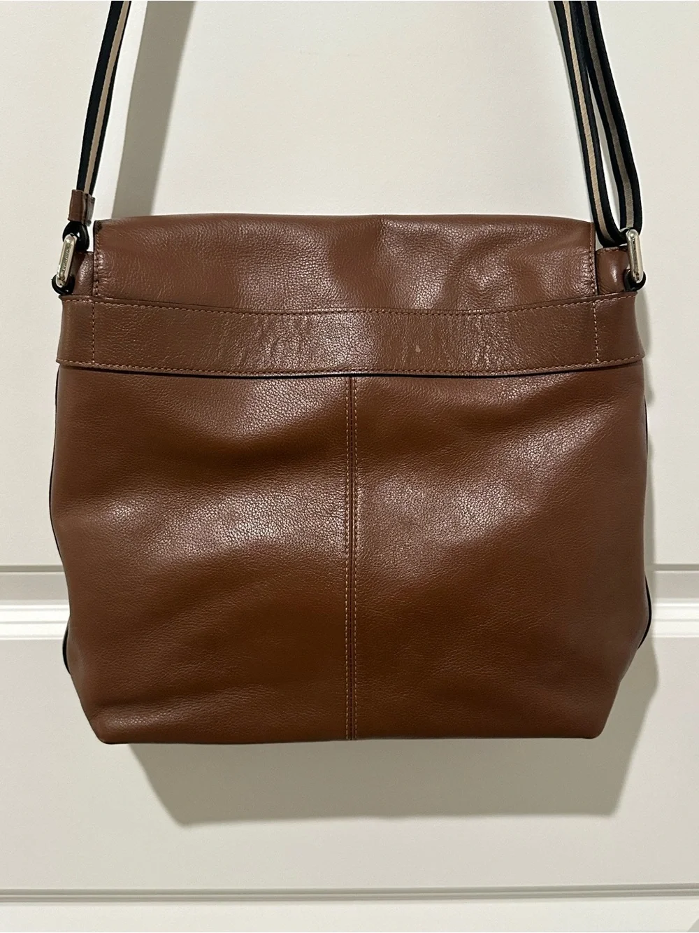 VINTAGE- COACH MEN’S CHARLES F72362 BROWN LEATHER  MESSENGER CROSSBODY BAG